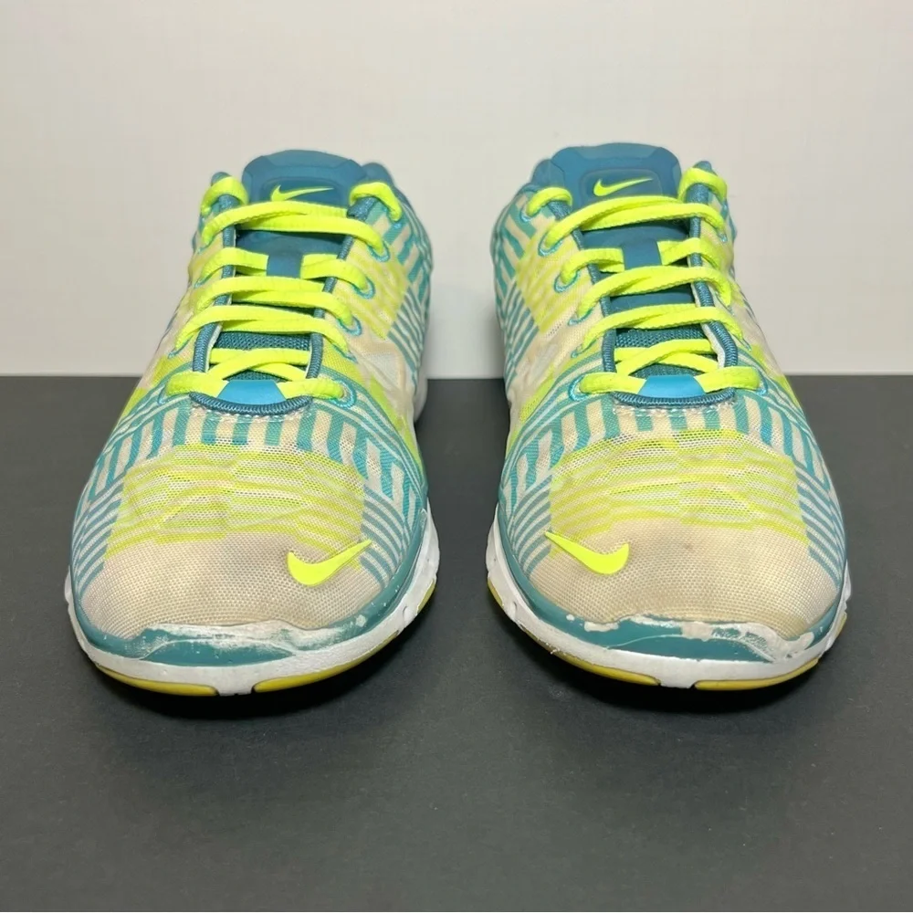 Womens NIKE Free 5.0 TR Fit 3 Aqua Blue Athletic Shoes / Size 7